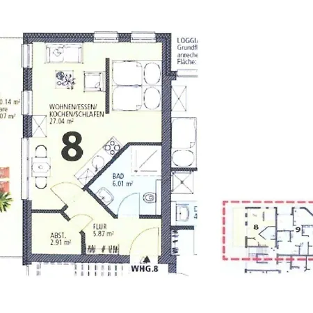Apartment Meeresleuchten Duhner-entree 8